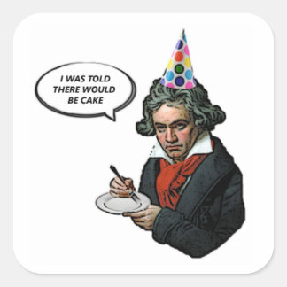 Adesivo Quadrado Ele Disse Que Haveria Palhetas De Bolo