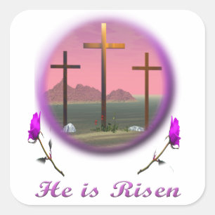 Adesivo Quadrado Ele é Risen 