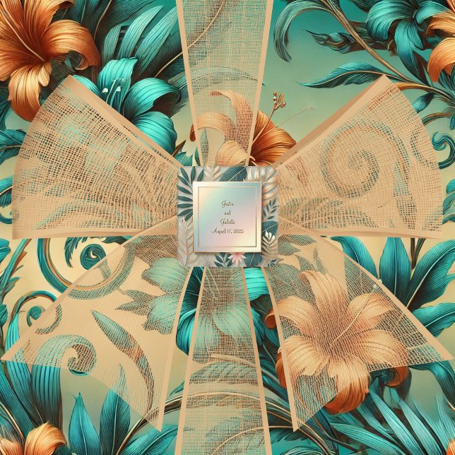 Adesivo Quadrado Elegância tropical Minimalista (Criador carregado)