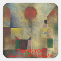 Elegante "Balão Vermelho" Personalizado