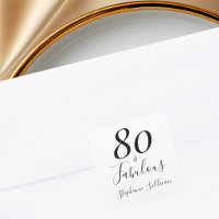 Elegante Oitenta e Fabuloso Aniversário de 80 anos