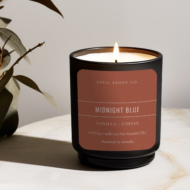 ADESIVO QUADRADO ELEGANTE SIMPLES MODERNO MÍNIMO QUEBRADO VERMELHO (Criador carregado)