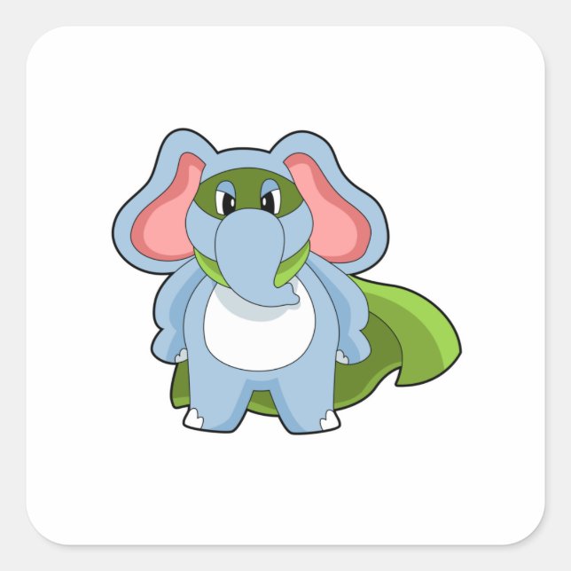 Adesivo Quadrado Elephant Hero (Frente)