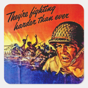 Adesivo Quadrado Eles estão lutando mais do que nunca