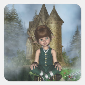 Adesivo Quadrado Elfin Irish Hollie Sticker