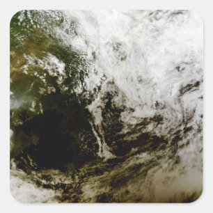 Adesivo Quadrado Elipse solar sobre o sudeste da Ásia