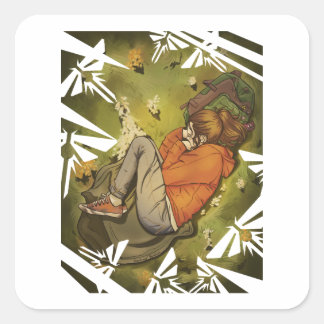 Adesivo Quadrado Ellie Sticker