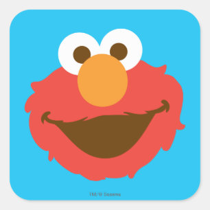 Adesivo Quadrado Elmo enfrenta
