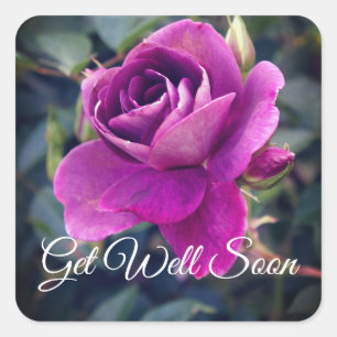 Adesivo Quadrado Em Breve, Burgundy Iceberg 2-2 Stickers