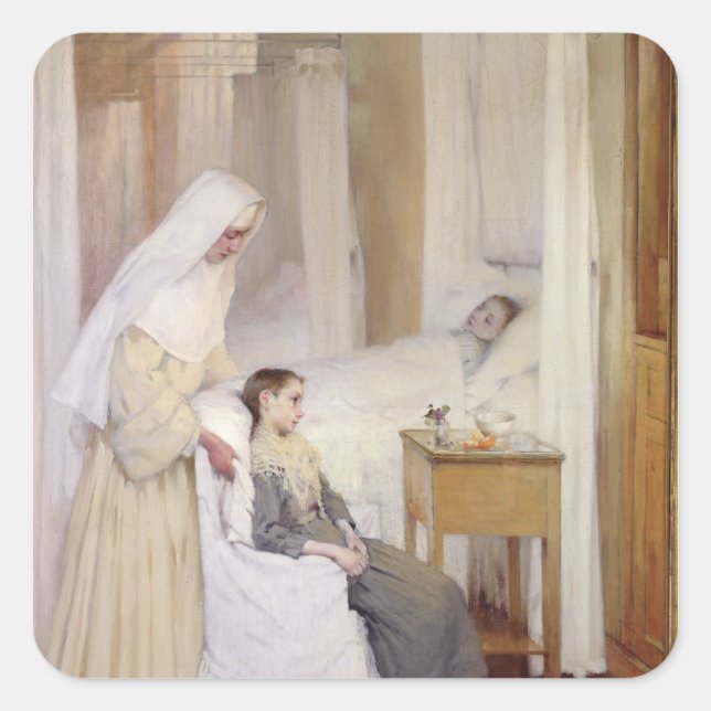 Adesivo Quadrado Em Notre-Dame du Perpetuel Bon Secours (Frente)