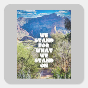 Adesivo Quadrado Em pé