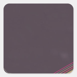 Adesivo Quadrado em preto 0900 abstrato art