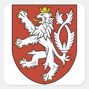 Adesivo Quadrado emblema da boêmia