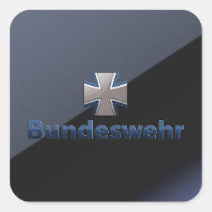 Adesivo Quadrado Emblema de Bundeswehr