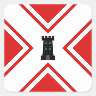 Adesivo Quadrado Emblema Quadrado do Povo da SCA Northkeep