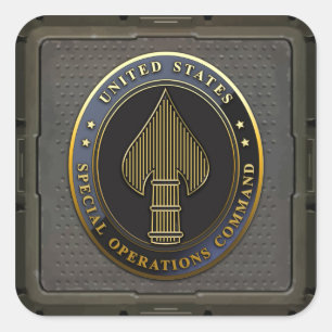 Adesivo Quadrado Emblema USSOCOM