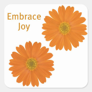 Adesivo Quadrado Embrace Joy Daisies