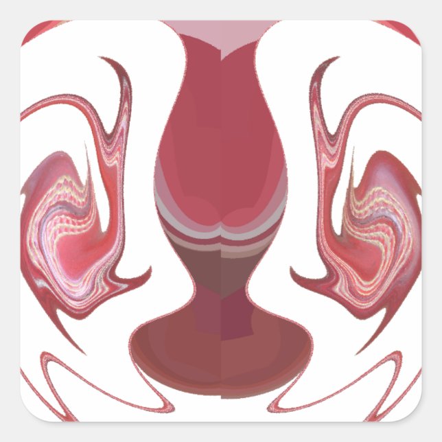 Adesivo Quadrado Embres da Terra: Tapeçaria Texturizada da África (Frente)