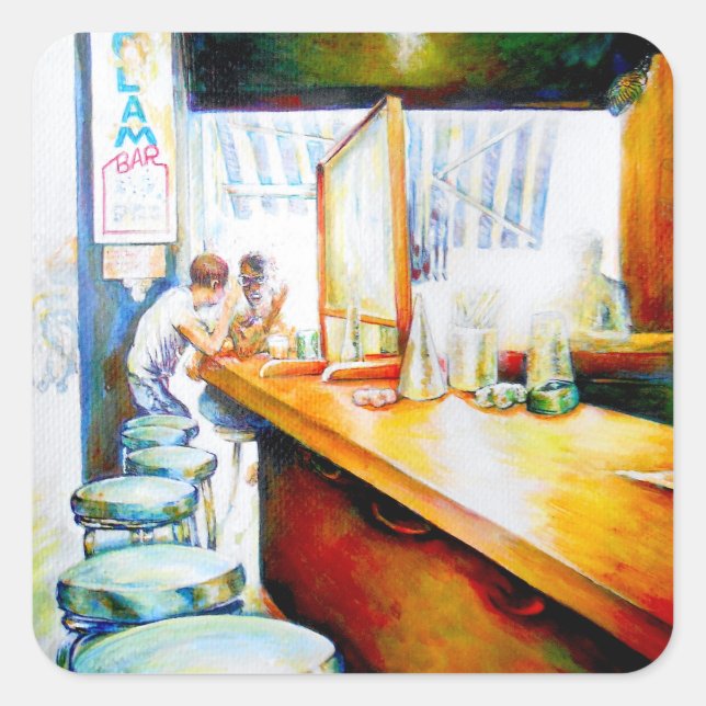 Adesivo Quadrado Emocional para motivar, lógica para justificar (Frente)