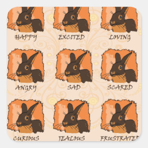 ADESIVO QUADRADO EMOÇÕES - LILAC