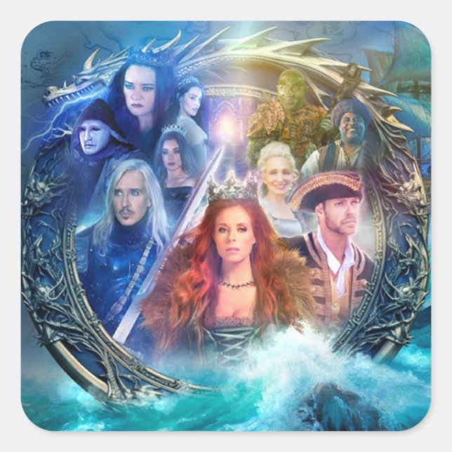 Adesivo Quadrado Empire Queen Sticker (Frente)