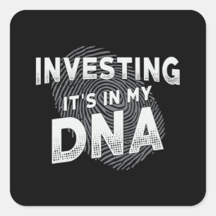 Adesivo Quadrado Empreendedor investindo está no meu CEO de DNA Bu