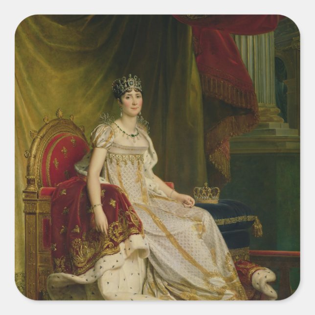 Adesivo Quadrado Empress Josephine 1808 (Frente)