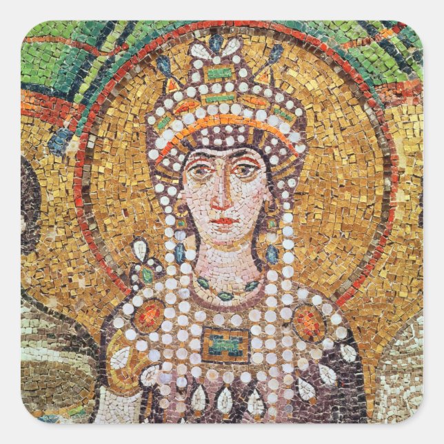 Adesivo Quadrado Empress Theodora (Frente)