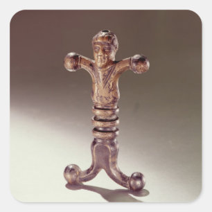 Adesivo Quadrado Empunhadura antropóide da espada