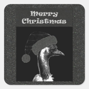 Adesivo Quadrado Emu Natal
