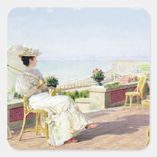 Adesivo Quadrado En Vacance (Frente)