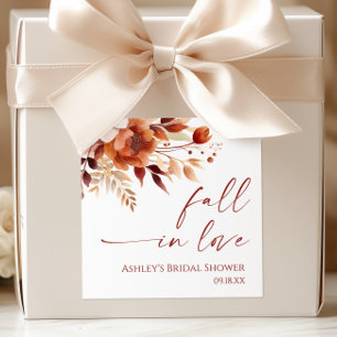 Adesivo Quadrado Enamorarse Rusty Burgundy Floral Chás de Noiva