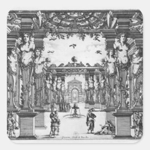 Adesivo Quadrado Encene o design por Giacomo Torelli para 'Mirame