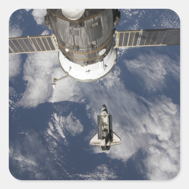 Adesivo Quadrado Endeavor de Encaminhamento de Espaço 8 (Frente)