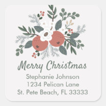 Endereço de devolução do Convênio Floral de Folha 