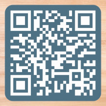 Endereço URL do Site com Código QR Azul de Eucalip