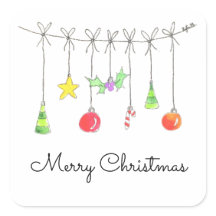 Enfeites de Natal Coloridos
