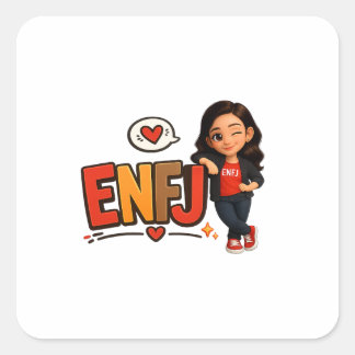 ADESIVO QUADRADO ENFJ