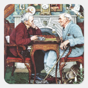 Adesivo Quadrado Enganado, 1943