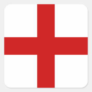 Adesivo Quadrado England Flag