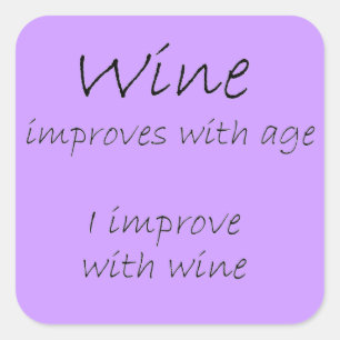 Adesivo Quadrado Engraçado cita presentes humoristas presentes pres