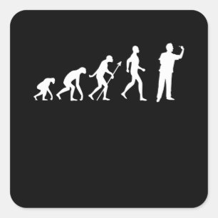 Adesivo Quadrado Engraçado Dart Dart Dart Dart Jogando