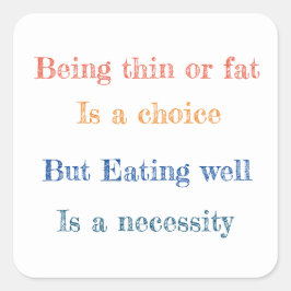 Adesivo Quadrado Engraçado dizer vinheta quadrada