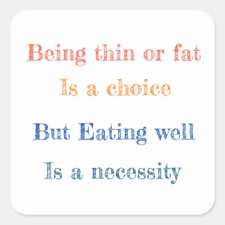 Adesivo Quadrado Engraçado dizer vinheta quadrada