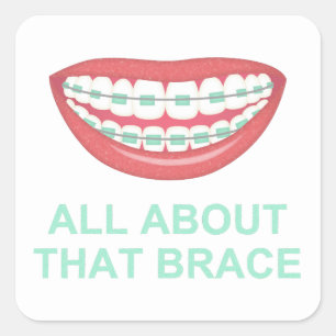 Adesivo Quadrado Engraçado Sobre A Colcha das Brincas