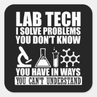 Engraçado técnico de laboratório cita humor técnic