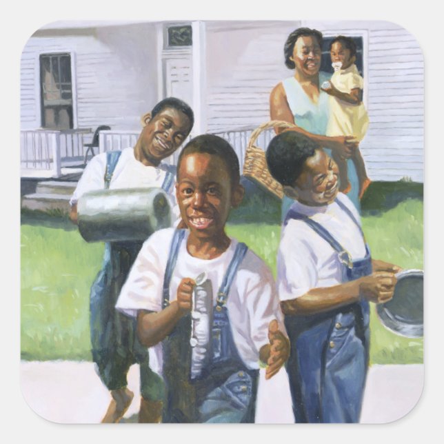 Adesivo Quadrado Ensaio 2000 (Frente)