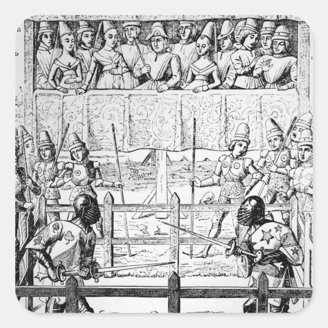 Adesivo Quadrado Ensaio de Ordeal - O Combate (Frente)