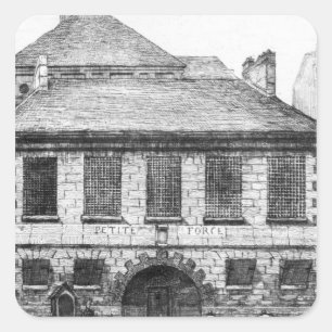 Adesivo Quadrado Entrada La pequeno Force da prisão '