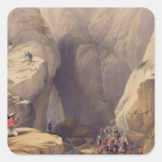 Adesivo Quadrado Entrada para Kojak Pass de Parush, de 'Sket' (Frente)